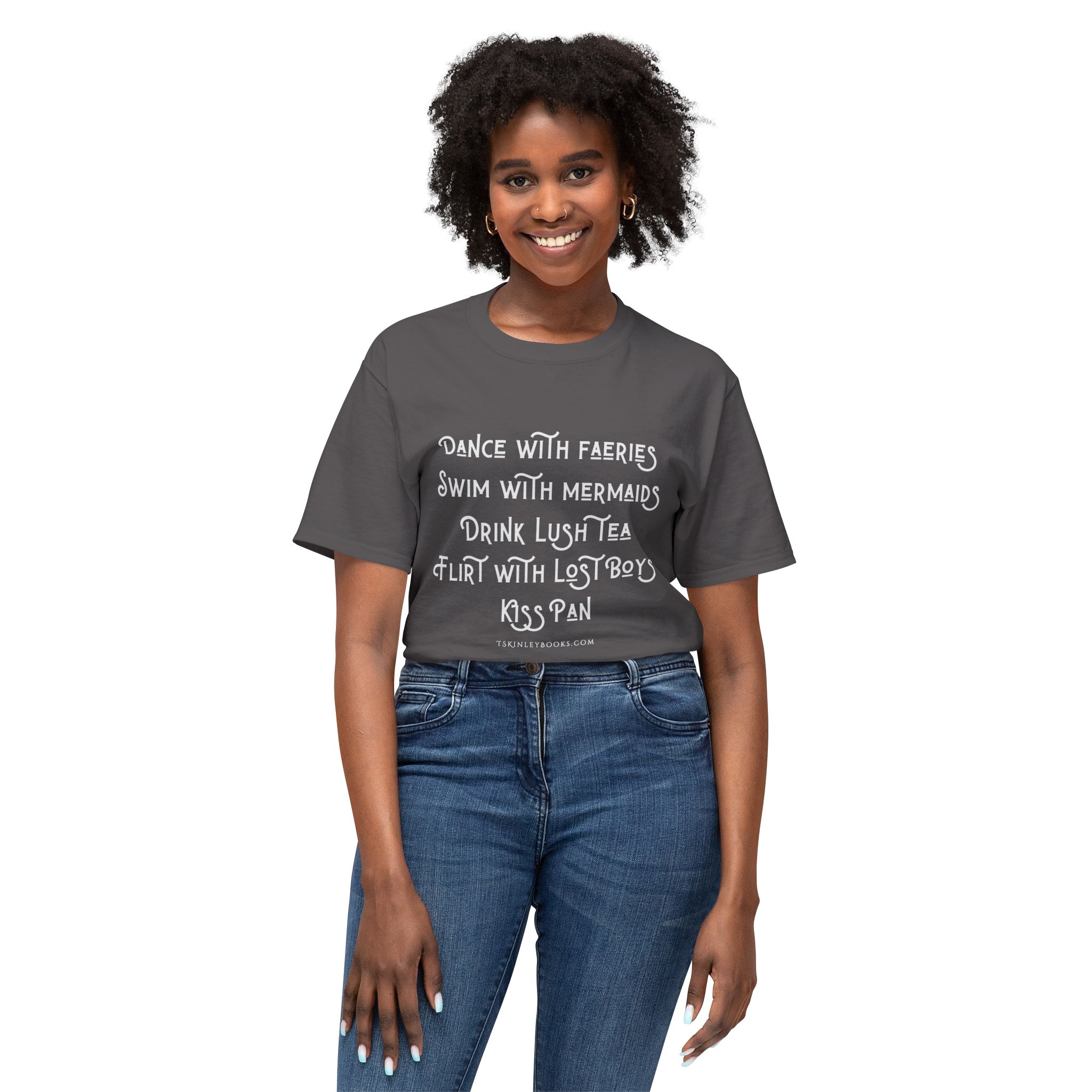 Fantasy Quote T-Shirt — "Dance with Faeries, Swim with Mermaids" Graphic Tee - Image 43