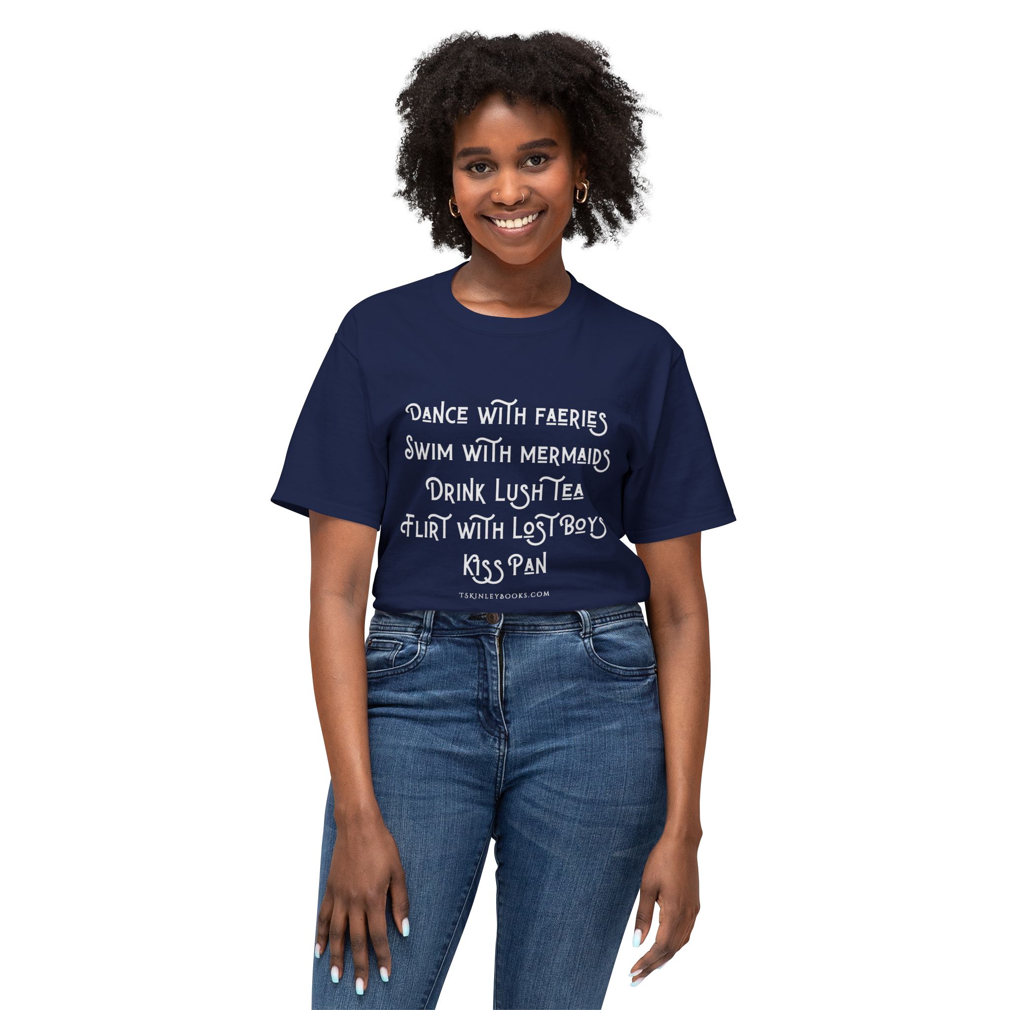 Fantasy Quote T-Shirt — "Dance with Faeries, Swim with Mermaids" Graphic Tee - Image 47