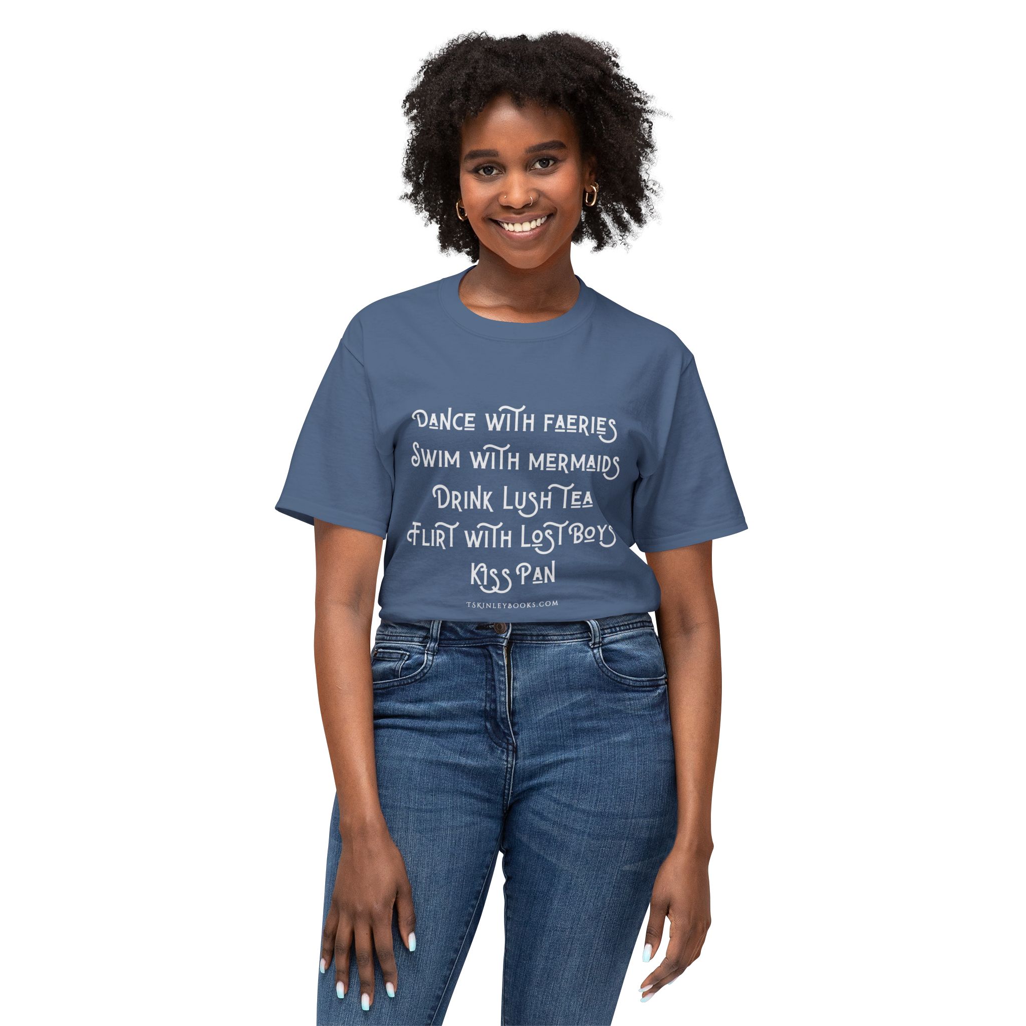 Fantasy Quote T-Shirt — "Dance with Faeries, Swim with Mermaids" Graphic Tee - Image 23
