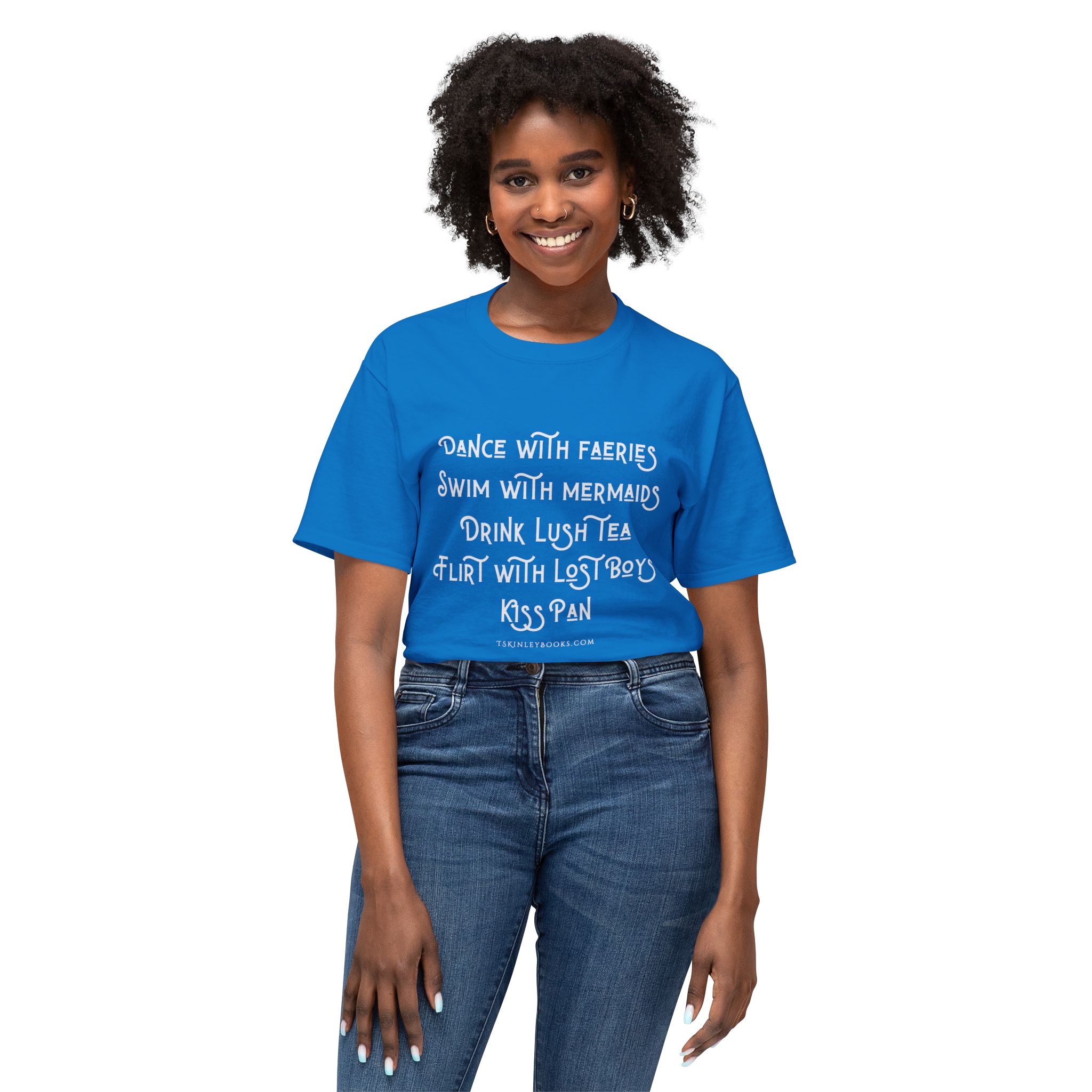 Fantasy Quote T-Shirt — "Dance with Faeries, Swim with Mermaids" Graphic Tee - Image 27