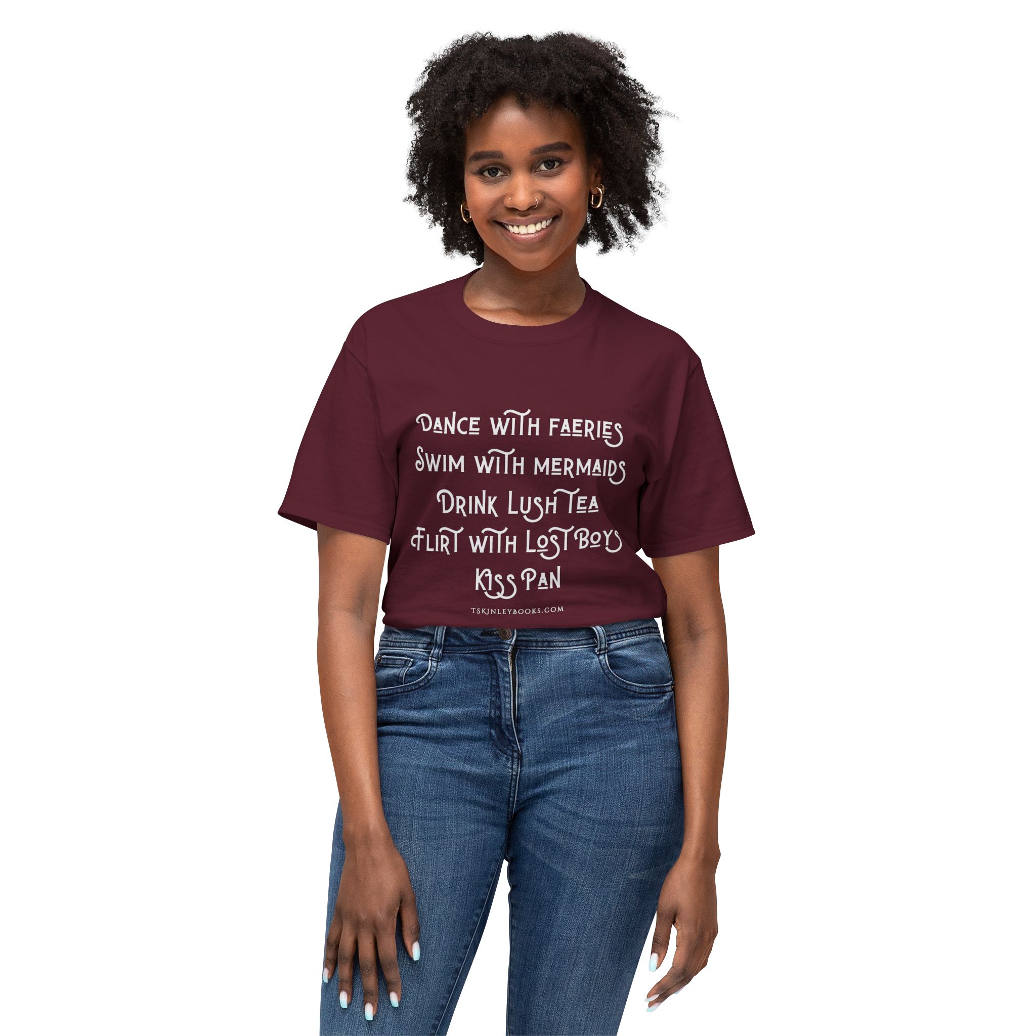 Fantasy Quote T-Shirt — "Dance with Faeries, Swim with Mermaids" Graphic Tee - Image 67