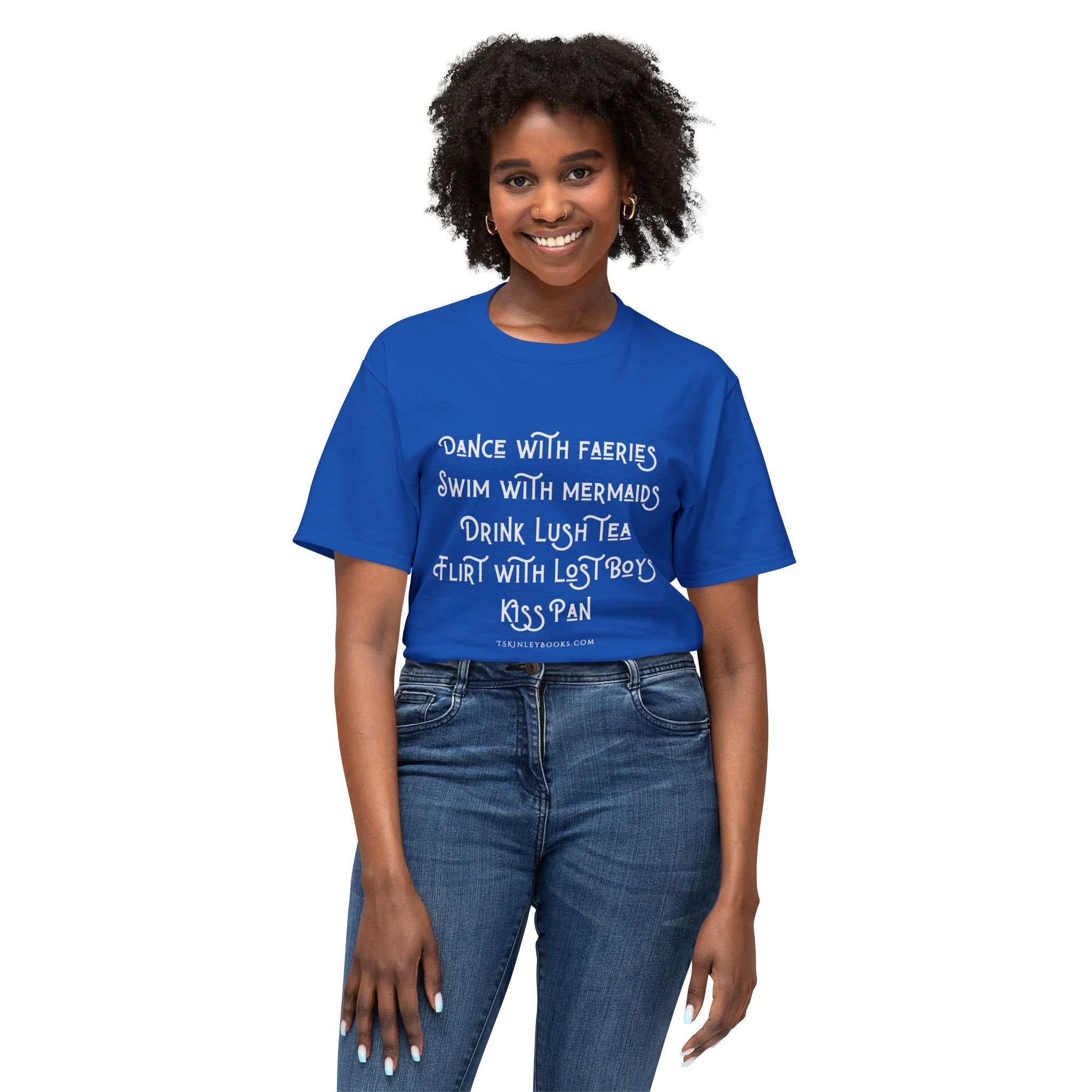 Fantasy Quote T-Shirt — "Dance with Faeries, Swim with Mermaids" Graphic Tee - Image 31