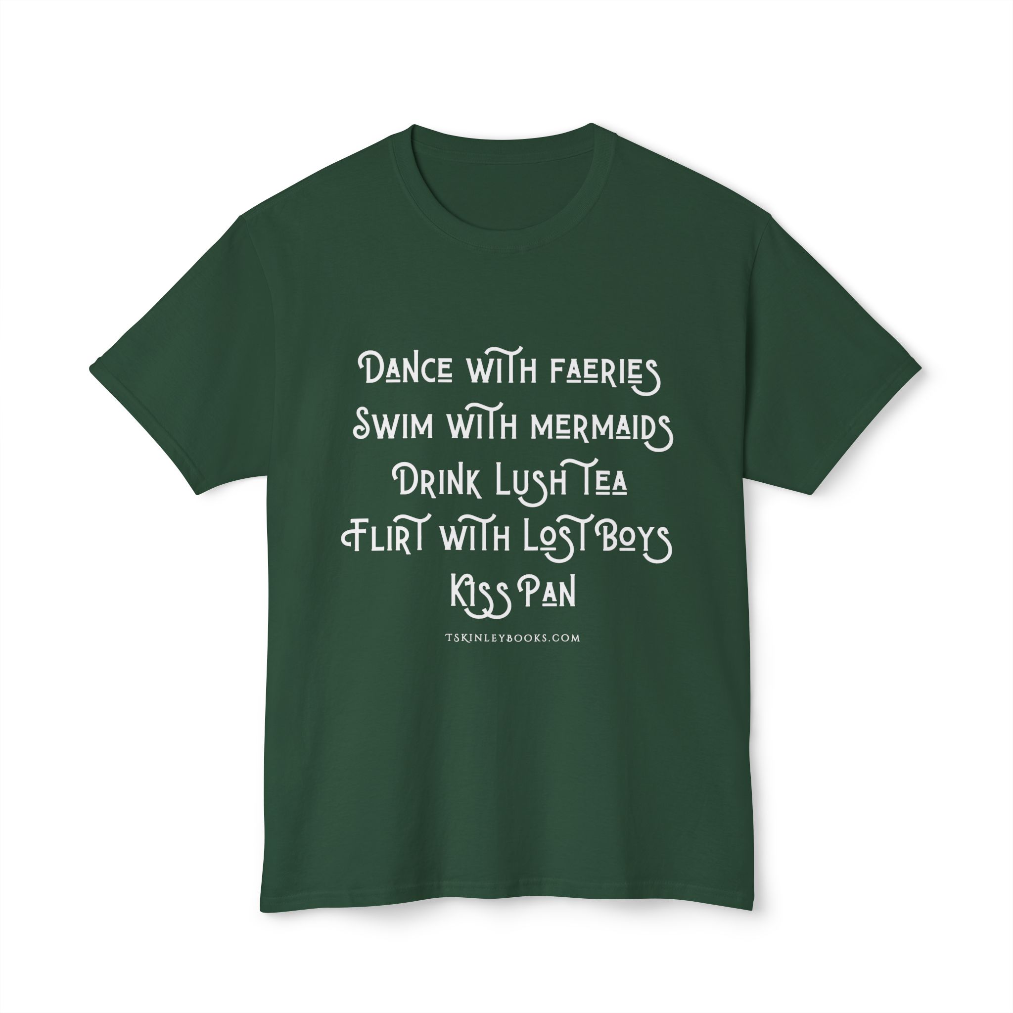 Fantasy Quote T-Shirt — "Dance with Faeries, Swim with Mermaids" Graphic Tee - Image 9