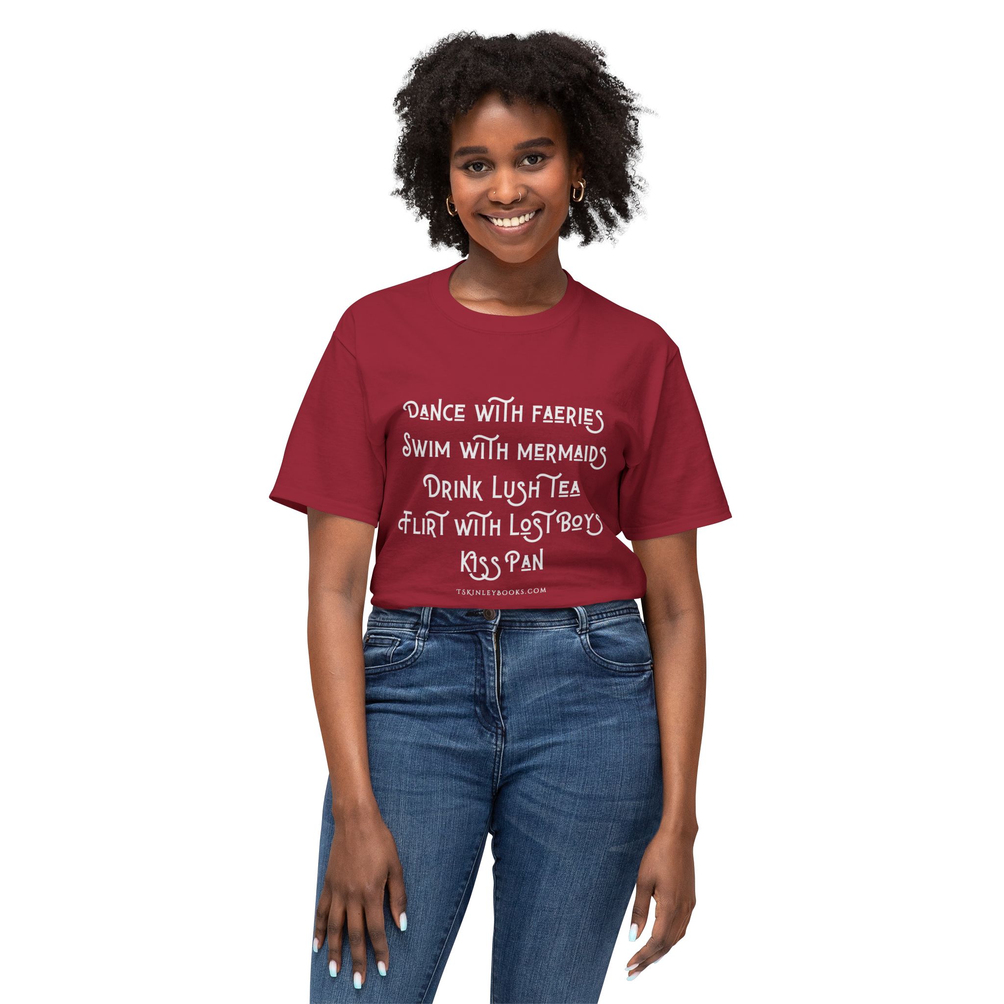 Fantasy Quote T-Shirt — "Dance with Faeries, Swim with Mermaids" Graphic Tee - Image 63